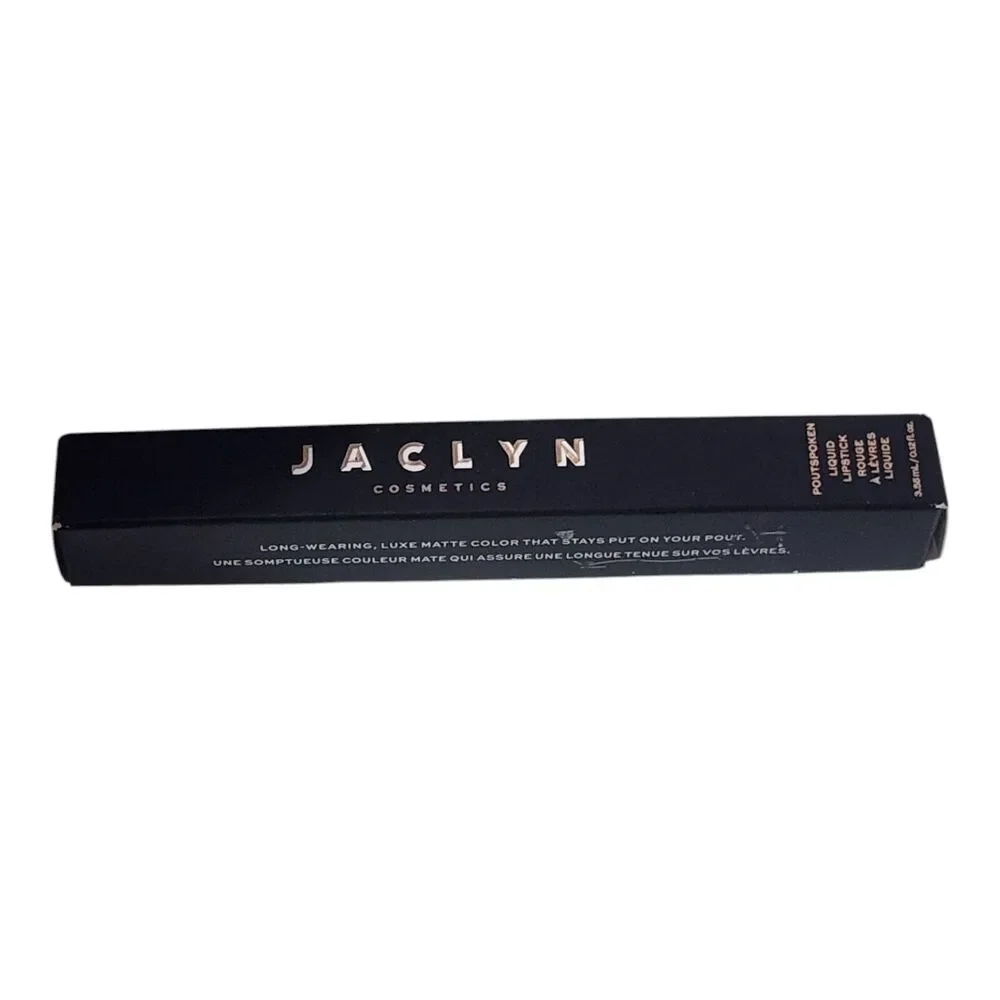 Jaclyn Cosmetics Poutspoken Liquid Lipstick No Rules‎ Matte Red 3.5ml NIB
